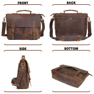 Hudson | Legacy Leather Satchel