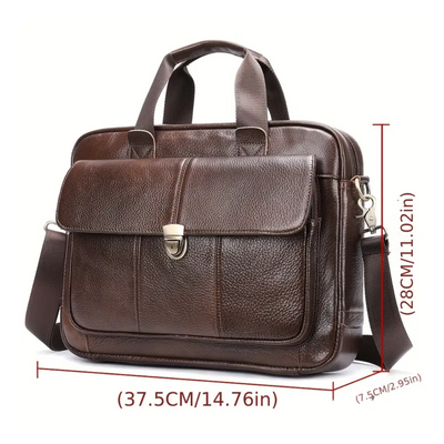 Hudson | Monarch Leather Briefcase