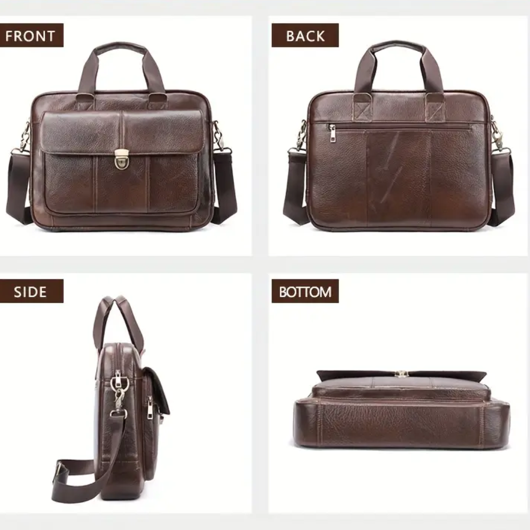 Hudson | Monarch Leather Briefcase