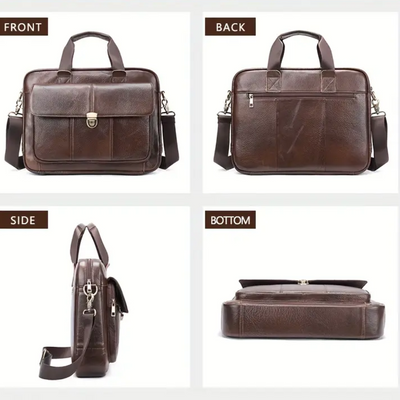 Hudson | Monarch Leather Briefcase