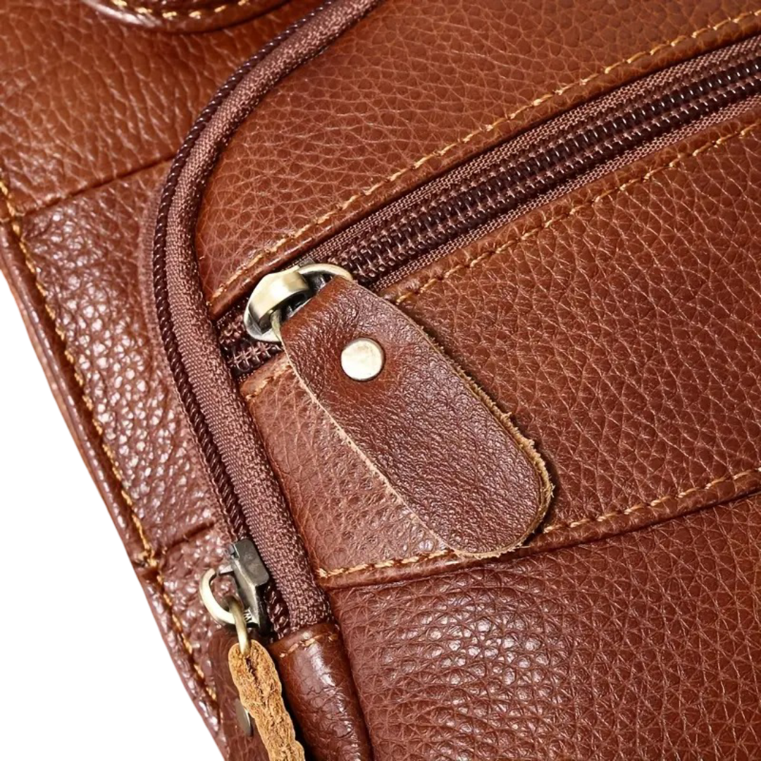 Malric | Lightweight Leather Sling Bag for Hands-Free Convenience