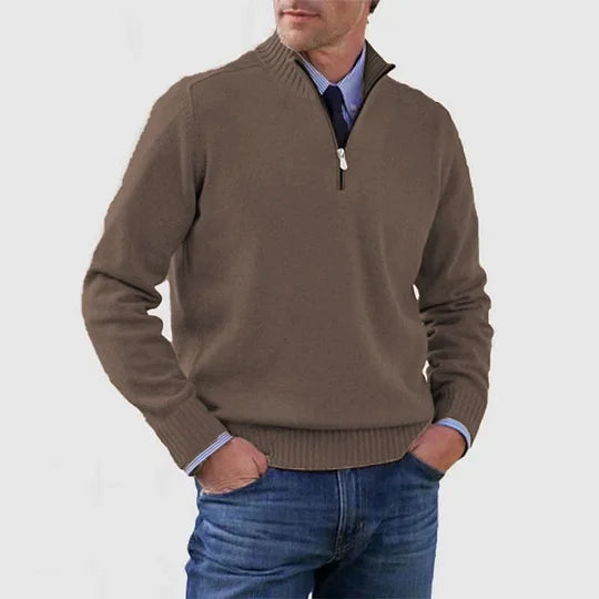 Preston | Classic Zip Collar Sweater