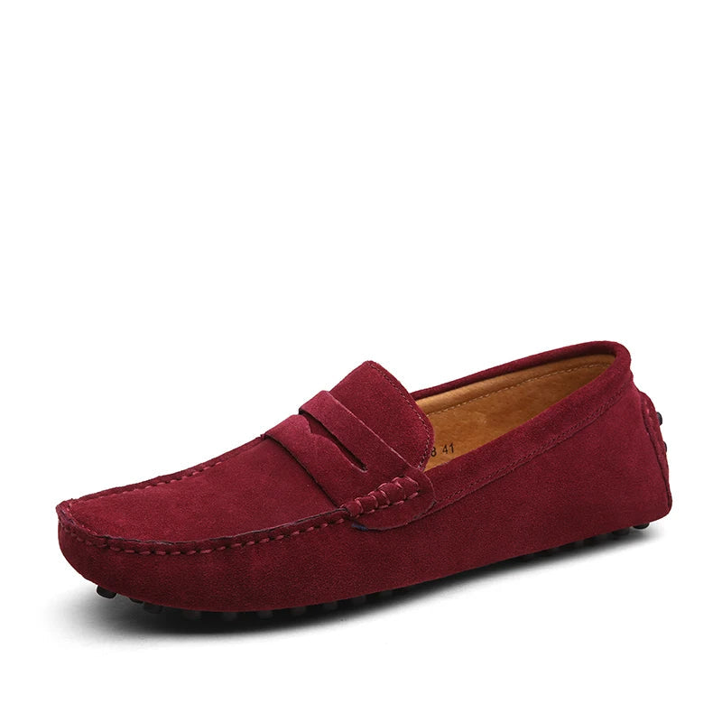 Relaxed Suede Slip-On Shoes