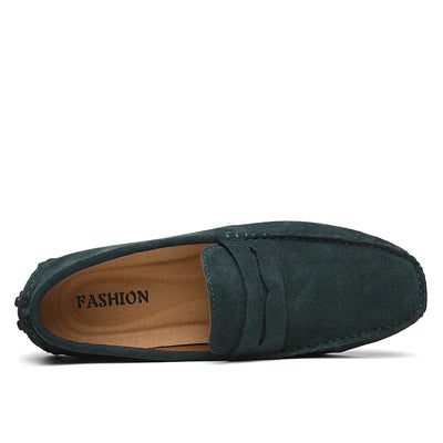Relaxed Suede Slip-On Shoes