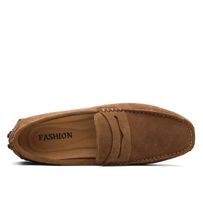 Relaxed Suede Slip-On Shoes