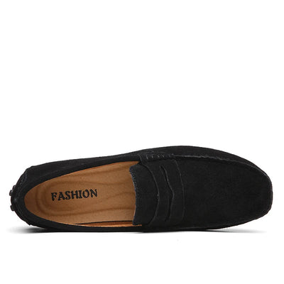 Relaxed Suede Slip-On Shoes