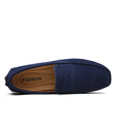 Relaxed Suede Slip-On Shoes