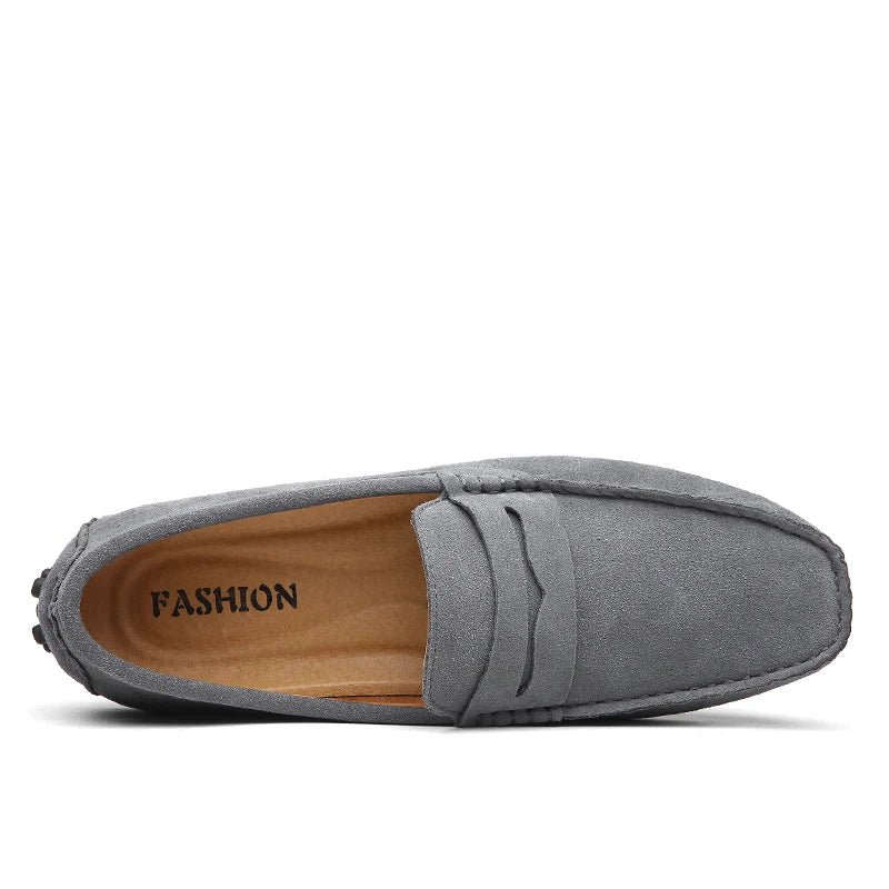 Relaxed Suede Slip-On Shoes