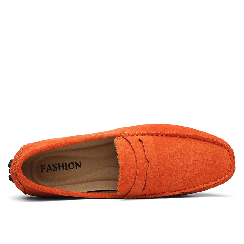 Relaxed Suede Slip-On Shoes