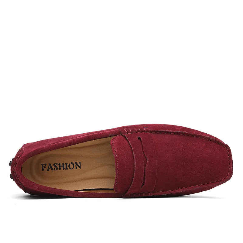 Relaxed Suede Slip-On Shoes