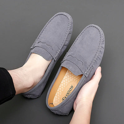 Suede Slip-On Loafers