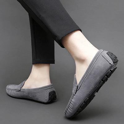 Suede Slip-On Loafers