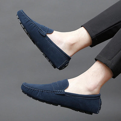Suede Slip-On Loafers