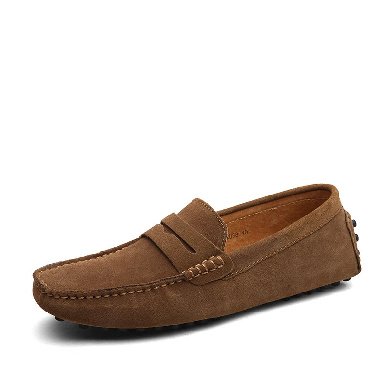 Relaxed Suede Slip-On Shoes