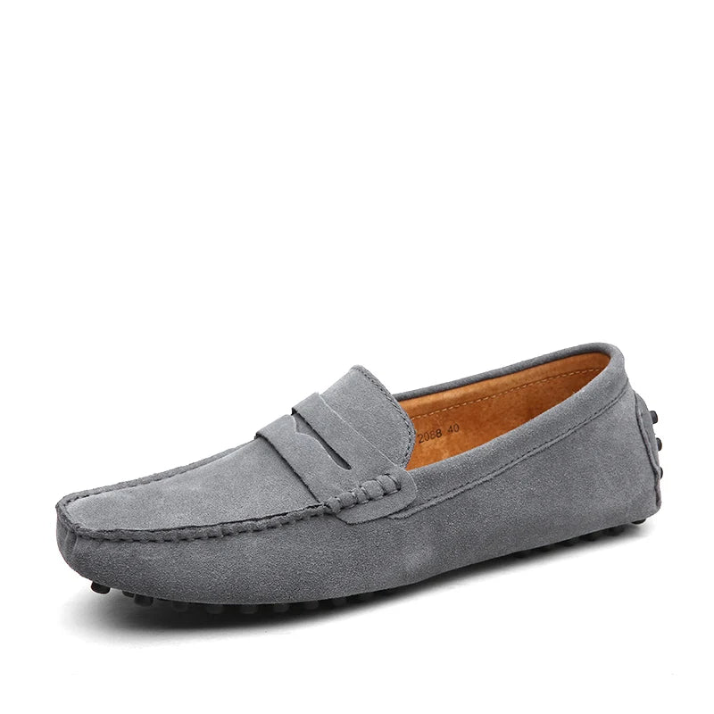Relaxed Suede Slip-On Shoes