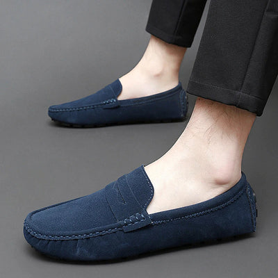 Suede Slip-On Loafers