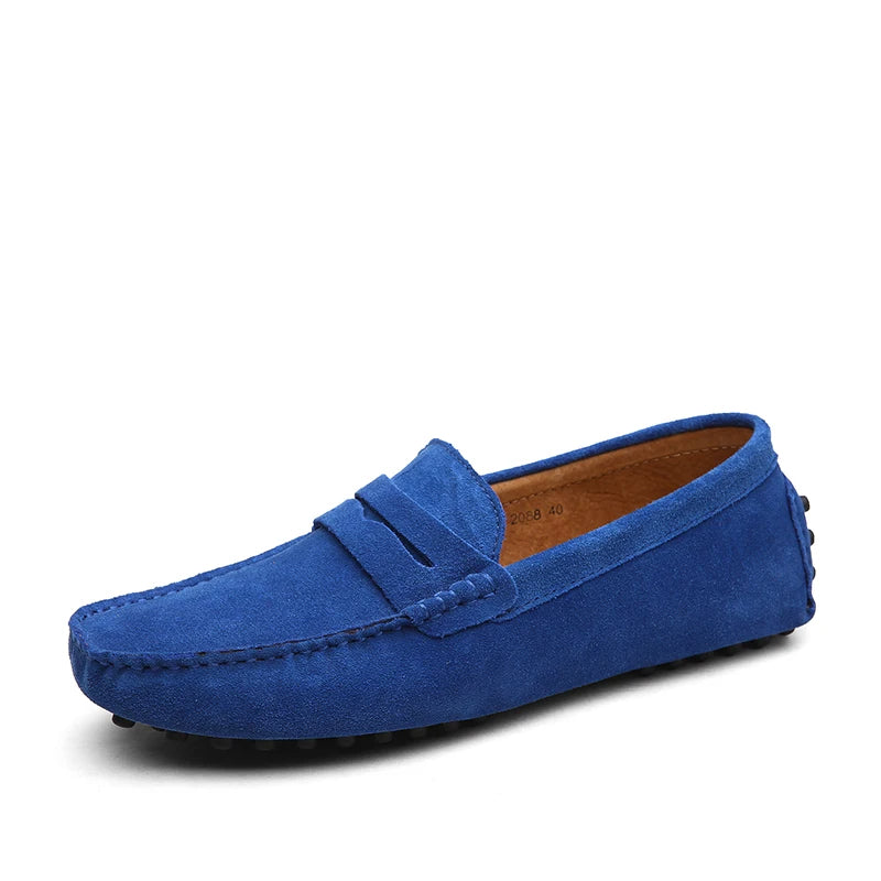 Relaxed Suede Slip-On Shoes