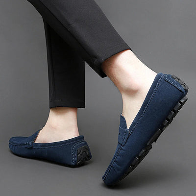 Suede Slip-On Loafers