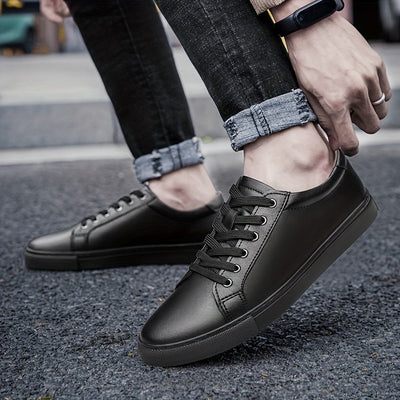 Men's Everyday Casual Sneakers | Orthopedic Leather Shoes for Timeless Comfort