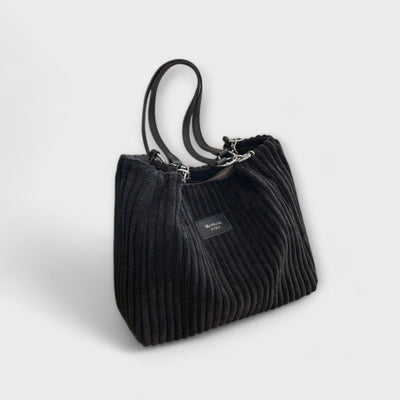 Selene - Plush Corduroy Shoulder Bag