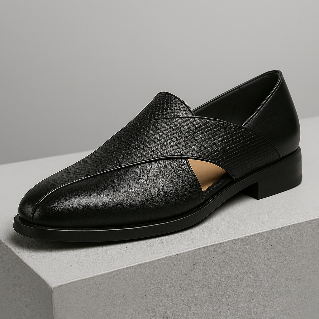 Classic Leather Loafers with a Vintage Touch