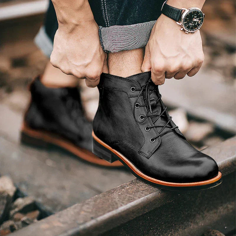 Hunter™ | Leather Boots for Men | Handcrafted Shoes