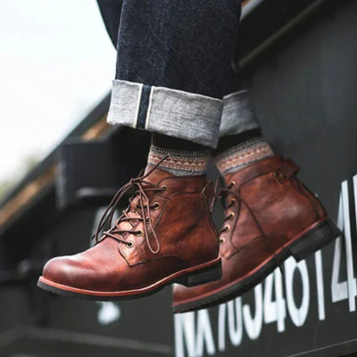 Hunter™ | Leather Boots for Men | Handcrafted Shoes