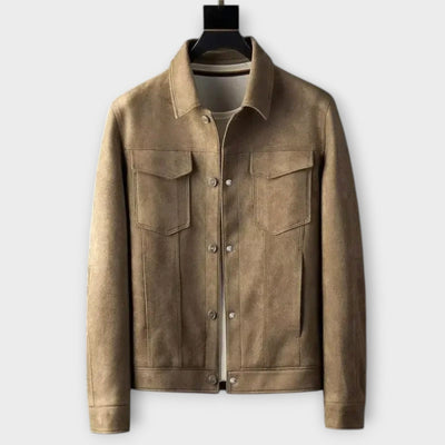 Finn | Sandstone Suede Jacket