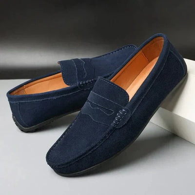 Lorenzo Suede Slip-On Loafers