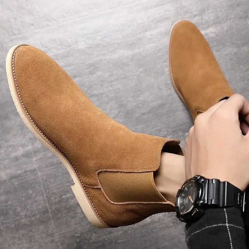 Bradley | Suede Chelsea Boots | Handcrafted Shoes