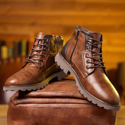 Jethro | Durable Lace-Up Boots | Handcrafted Shoes