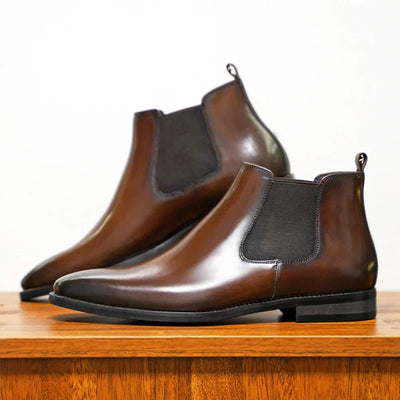 Blake™ | Refined Leather Chelsea Boots | Handcrafted Shoes